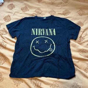 Nirvana black t-shirt